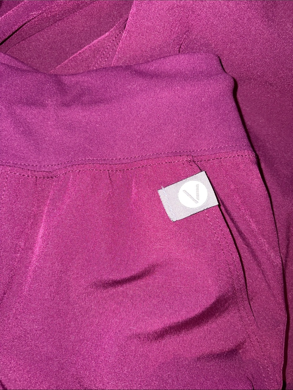 LIVI for Lane Bryant Cargo Capri Joggers 18/20 Plum EUC - Picture 8 of 11